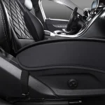 Black Leather Car Seat Covers for Cars SUVs  Trucks 5 | PricZone
