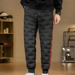 Thermal Down Joggers   Warm Padded Pants 2 | PricZone