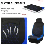 Football Pattern Universal Car Seat Cover   Airbag Compatible 5 | PricZone