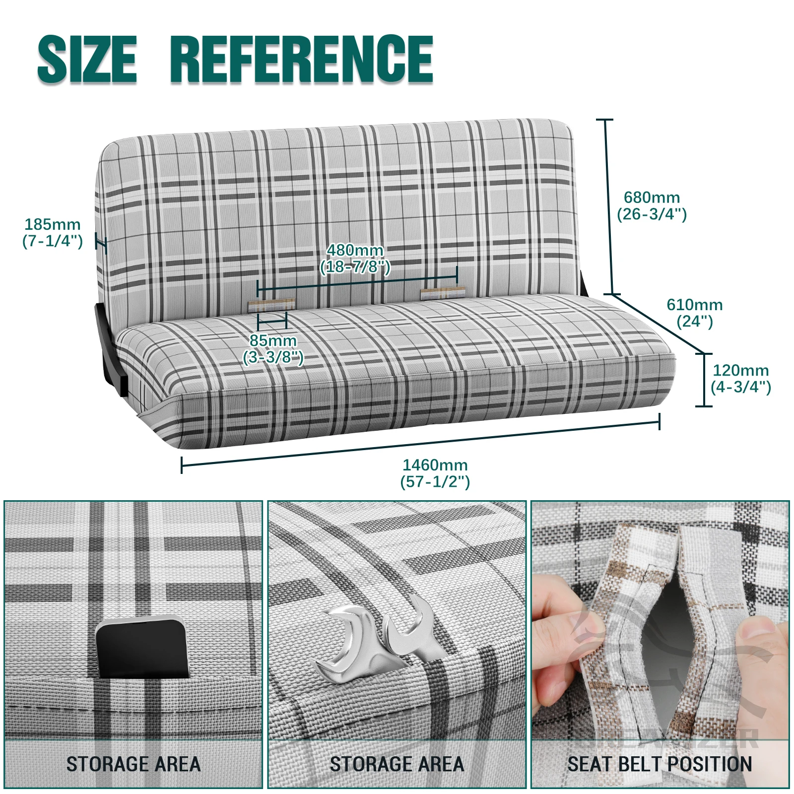 Navy Universal Car Seat Cover Durable OnePiece 6 | PricZone Navy Universal Car Seat Cover Durable One Piece 6 | PricZone