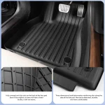 LUCKEASY Tesla Model S Floor Mats TPE Waterproof 3 | PricZone