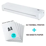 Portable A4 Wireless Bluetooth Inkless Thermal Printer 1 | PricZone Portable A4 Wireless Bluetooth Inkless Thermal Printer 1 | PricZone