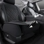 Black Leather Car Seat Covers for Cars SUVs  Trucks 6 | PricZone