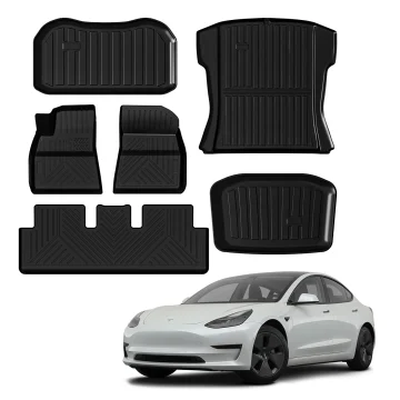 Custom Fit Floor Mats for Tesla Model 3 2017-2023 1