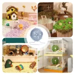 Silent Hamster Running Wheel   Small Rodent Exercise Toy 5 | PricZone