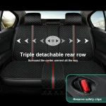 Universal PU Leather Car Seat Covers   5 Seats Anti Scratch 6 | PricZone