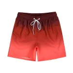 Gradient Colored Drawstring QuickDry Beach Shorts 1 | PricZone Gradient Colored Drawstring Quick Dry Beach Shorts 1 | PricZone