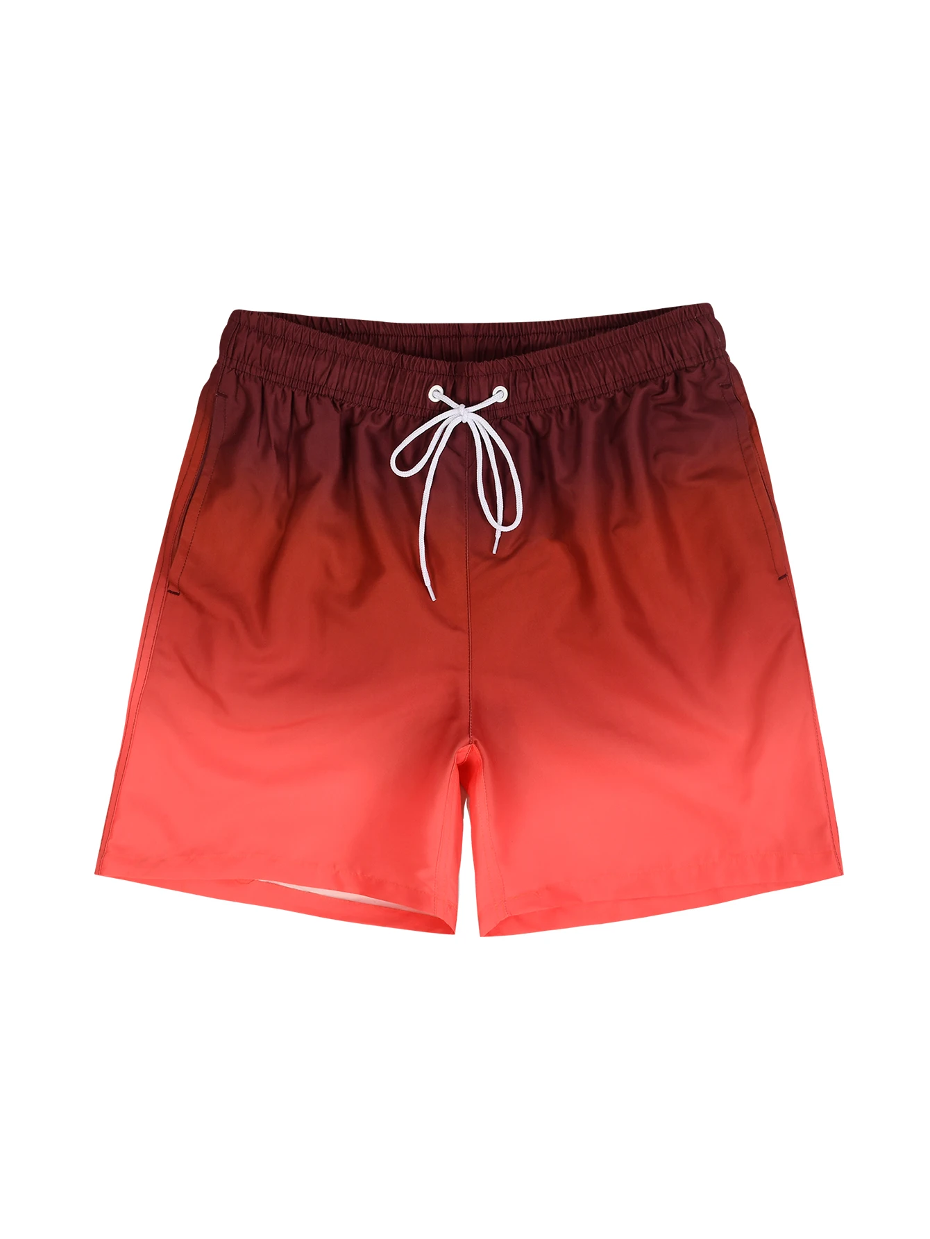 Gradient Colored Drawstring QuickDry Beach Shorts 1 | PricZone Gradient Colored Drawstring Quick Dry Beach Shorts 1 | PricZone