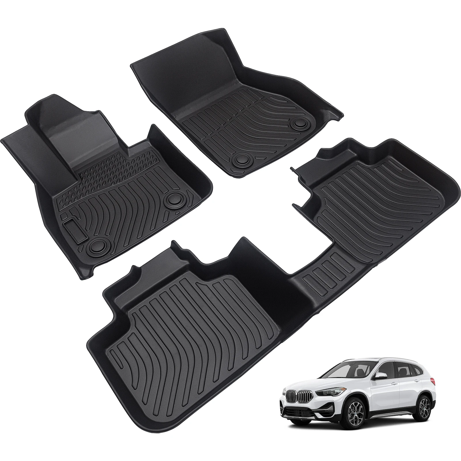 Car Floor Mats for BMW X1 F48 20162022 All Weather 2 | PricZone Car Floor Mats for BMW X1 F48 2016 2022 All Weather 2 | PricZone