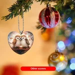 Owl Car Mirror Charm   Valentine Gift for Loved Ones 2 | PricZone