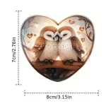 Owl Car Mirror Charm   Valentine Gift for Loved Ones 6 | PricZone