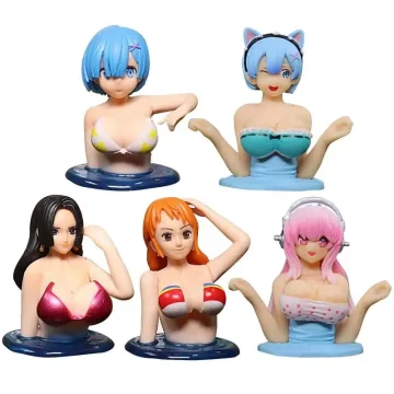 Anime Dashboard Doll   Shaking Chest Girl Car Ornament 2 | PricZone
