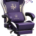 Ergonomic Gaming Chair with Bluetooth  Footrest 1 | PricZone