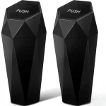 Compact Car Trash Can with Lid   2 Pack Multipurpose 1 | PricZone