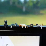 Cute Cat Dashboard Decorations   5PCS Vehicle Ornaments 1 | PricZone