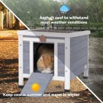 Weatherproof Outdoor Cat House   Small Animal Shelter 4 | PricZone