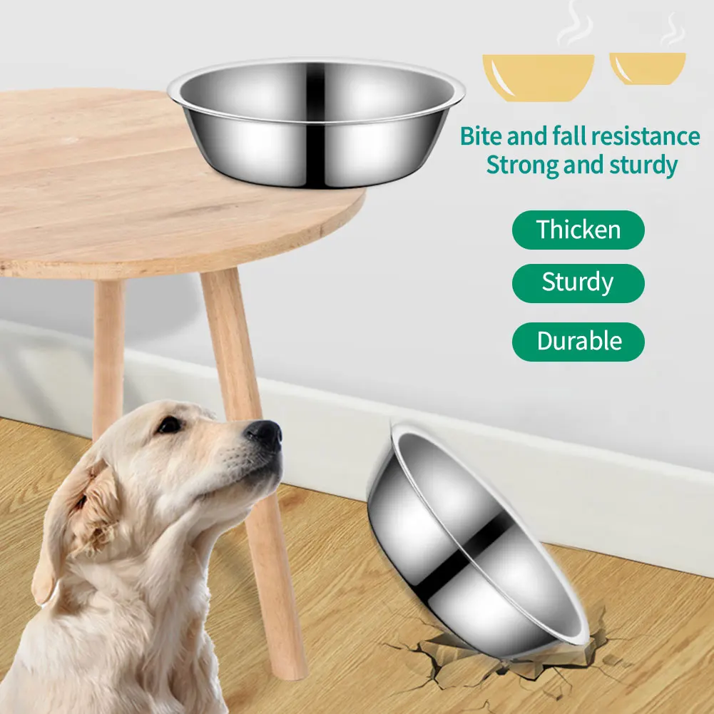 Durable Stainless Steel Dog Bowl for Feeding and Water 6 | PricZone Durable Stainless Steel Dog Bowl for Feeding and Water 6 | PricZone