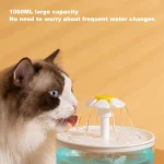 Automatic Cat Water Fountain 1L with Filter  USB Electric 5 | PricZone