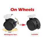 US Large Wooden Guinea Pig  Rabbit Hutch with Wheels 6 | PricZone