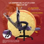 Ergonomic Gaming Chair with Bluetooth  Footrest 5 | PricZone