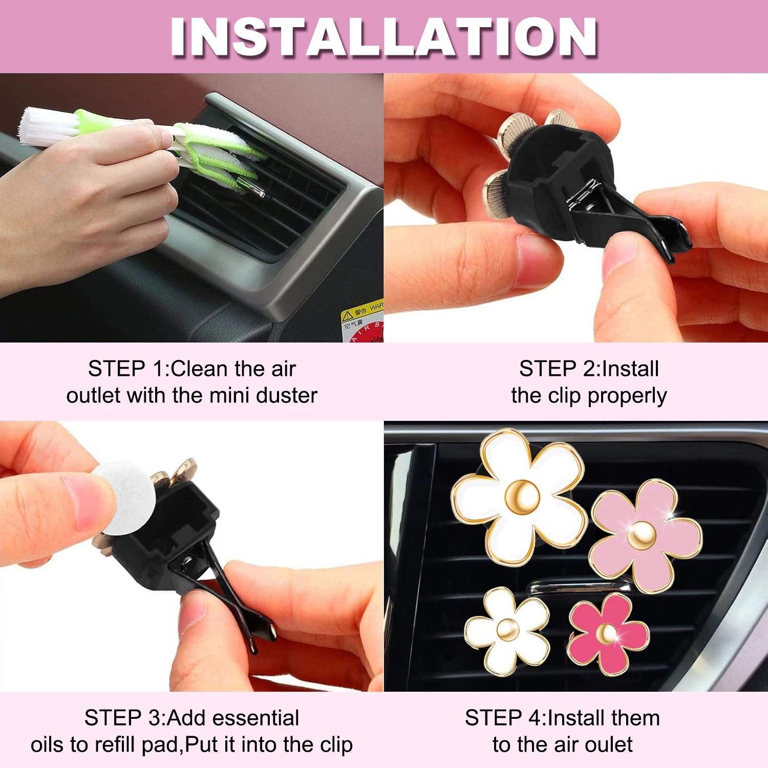 Rainbow Car Accessories Essential Oil Diffuser 6 | PricZone Rainbow Car Accessories Essential Oil Diffuser 6 | PricZone