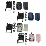 Foldable Pet Stroller with Detachable Basket and Shock Absorption 2 | PricZone Foldable Pet Stroller with Detachable Basket and Shock Absorption 2 | PricZone