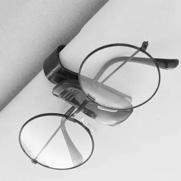 Black Car Visor Sunglasses Ticket Card Holder Clip 1