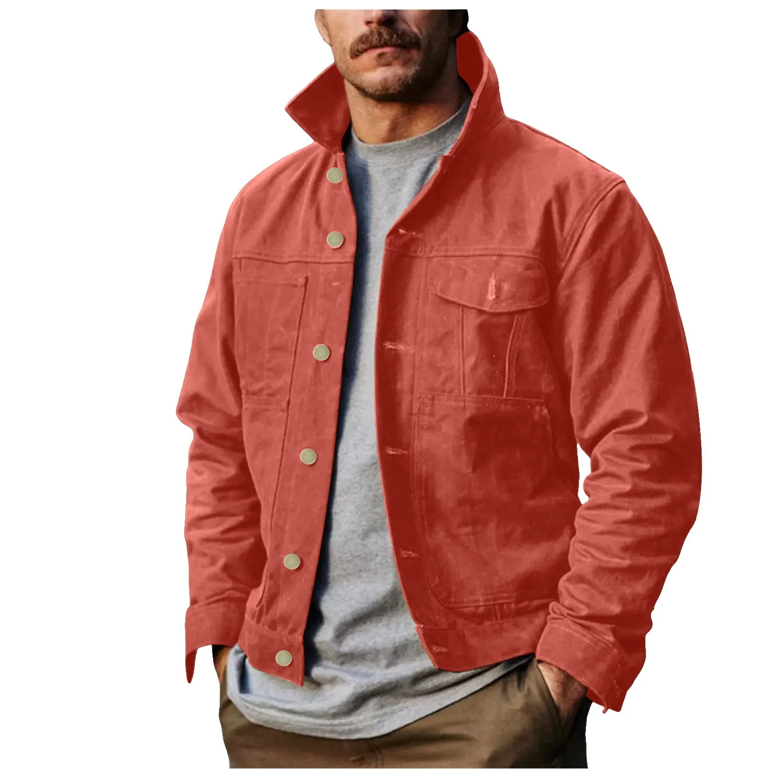 Retro Lapel ButtonDown Jean Jacket 2 | PricZone Retro Lapel Button Down Jean Jacket 2 | PricZone