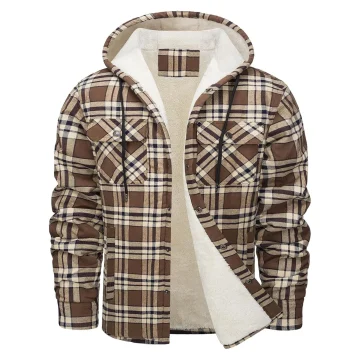 Flannel Shirt Jacket Classic Plaid Long Sleeve 2 | PricZone