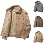 Vintage Suede Workwear Jacket   Spring  Fall 6 | PricZone