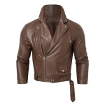 PU Leather Motorcycle Jacket  Stylish  Windproof 2 | PricZone