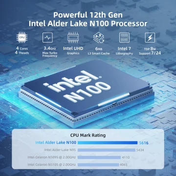 MeLE Mini PC Quieter 4C N100 Fanless 16GB 512GB Win 11 2 | PricZone MeLE Mini PC Quieter 4C N100 Fanless 16GB 512GB Win 11 2 | PricZone