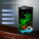 6 Gallon 360 Aquarium Kit with LED and Filter 5 | PricZone
