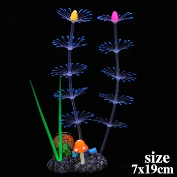 Glow-in-the-Dark Artificial Coral Aquarium Decor 1