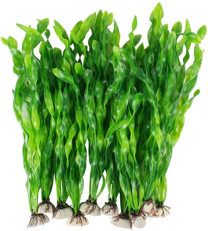 10pcs Artificial Aquarium Plants Fish Tank Decor 1 | PricZone 10pcs Artificial Aquarium Plants Fish Tank Decor 1 | PricZone