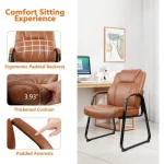 Big and Tall 500 lb Guest Chair PU Leather 5 | PricZone Big and Tall 500 lb Guest Chair PU Leather 5 | PricZone