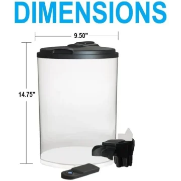 360 Aquarium with LED Lighting   7 Color Options 2 | PricZone