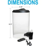 6 Gallon 360 Aquarium Kit with LED and Filter 4 | PricZone