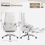 High Back Office Chair with footrest and Wheels 6 | PricZone High Back Office Chair with footrest and Wheels 6 | PricZone