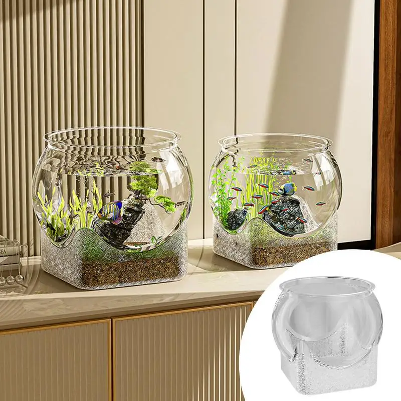 Clear Fish Tank Bowl Small Aquarium Vase Centerpiece 5 | PricZone Clear Fish Tank Bowl Small Aquarium Vase Centerpiece 5 | PricZone