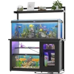 55 75 Gallon Aquarium Stand with LED Light  Storage 1 | PricZone