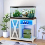 50 gallon Aquarium Stand with LED Light  Power Outlet 2 | PricZone