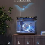 2 Gallon Glass Fish Bowl Vase with Wooden Base 3 | PricZone