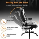 High Back Executive Office Chair with Flip Arms 5 | PricZone