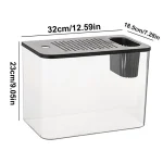 Betta Aquarium Tank Transparent Small Fish Bowl 6 | PricZone