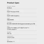 FIREBAT T8 PLUS Mini PC Intel N100 8GB 256GB SSD 6 | PricZone