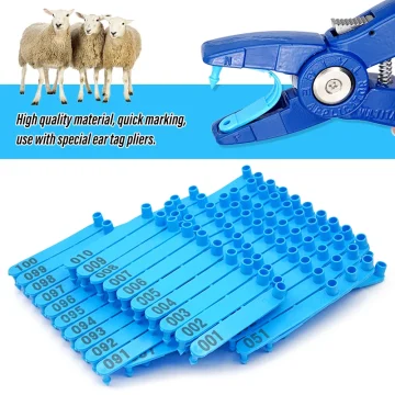 Livestock Goat Ear Tags with Words for Animal ID 1