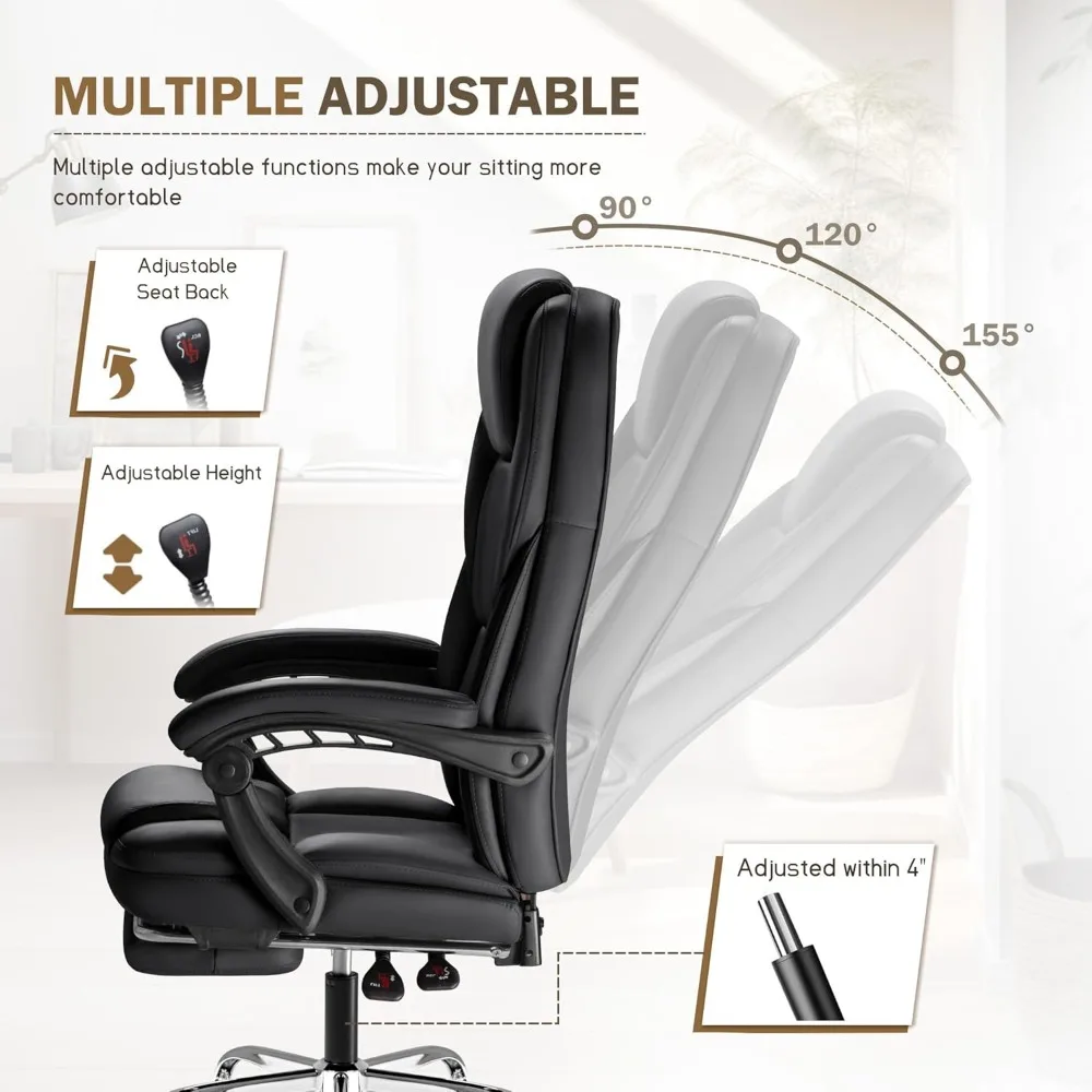 Ergonomic Executive Office Chair with Foot Rest 6 | PricZone Ergonomic Executive Office Chair with Foot Rest 6 | PricZone