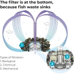 Mini Aquarium Modern Compact Water Tank for Desktop or Desktop Display Fish Tank Grey Fish Aquatic Pet Supplies 4 | PricZone