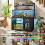 55 75 Gallon Aquarium Stand with LED Light  Storage 2 | PricZone